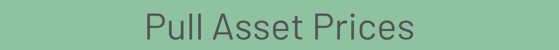 Pull Asset Prices Banner